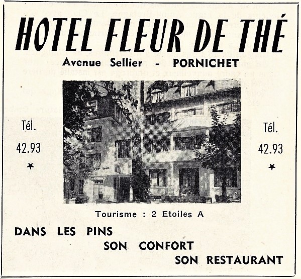 pornichet fleur thé pub 1958